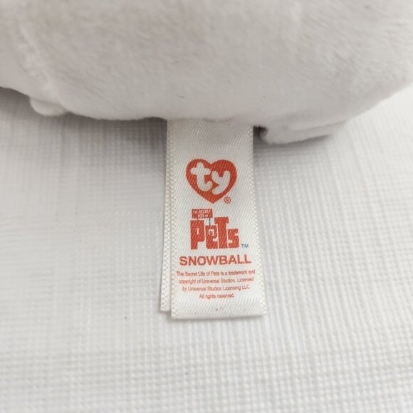 Life Of Pets Snowball Bunny Plush Stuffy Small Rabbit TY - Picture 6 of 9